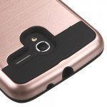 Wholesale Alcatel Stellar Tru 5065N Iron Shield Hybrid Case (Rose Gold)